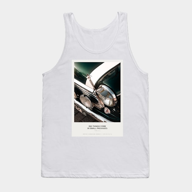 1990 Rover Mini Cooper S photography with quote Tank Top by NicoMario